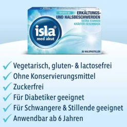 isla® med akut Pastillen, 50 St