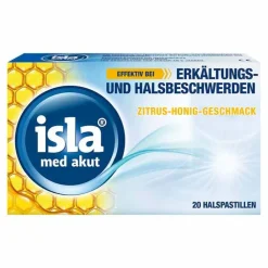 isla® med akut Pastillen Zitrus-Honig-Geschmack, 20 St