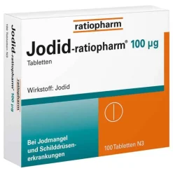Jodid-ratiopharm 100 µg Tabletten, 100 St