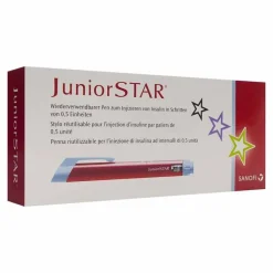 Juniorstar Injektionsgerät rot, 1 St