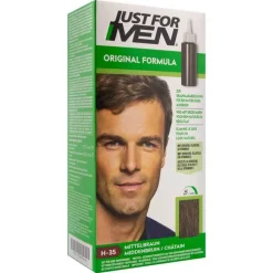 Just for men Tönungsshampoo mittelbraun, 60 ml