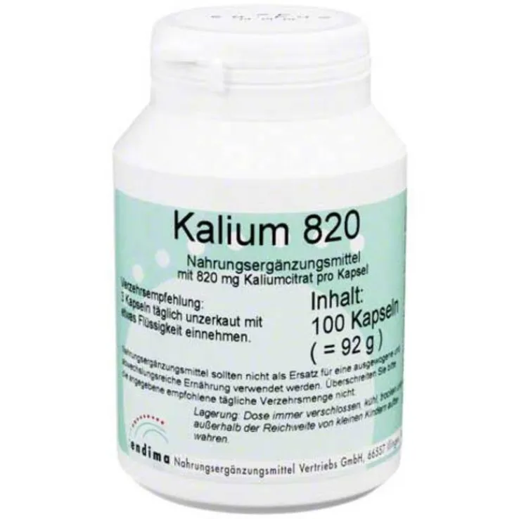 Kalium 820 Kapseln, 100 St