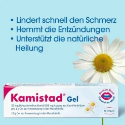 Kamistad Gel bei Zahnfleischentzündungen und Aphten, 10 g