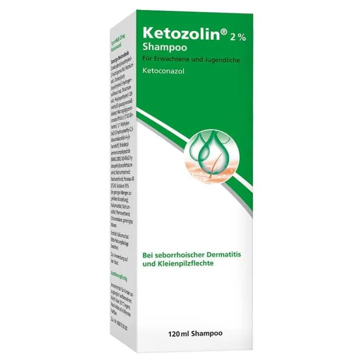 Ketozolin 2 % Shampoo, 120 ml