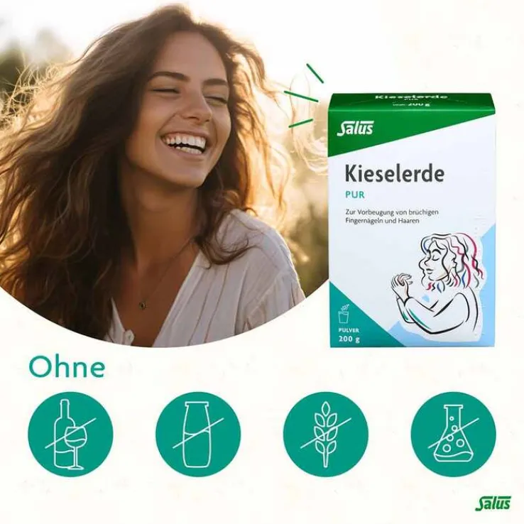 Kieselerde PUR Pulver Salus, 200 g