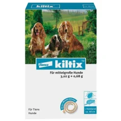 Kiltix für mittelgroße Hunde Halsband, 1 St