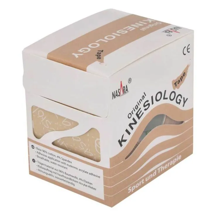Kinesiotape Nasara 5cmx5m beige, 1 St