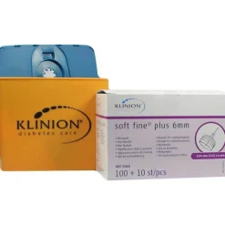 Klinion Soft fine plus Kanülen 6mm 31G 0,25mm, 110 St
