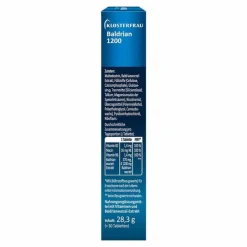 Klosterfrau Baldrian 1200 Tabletten, 30 St