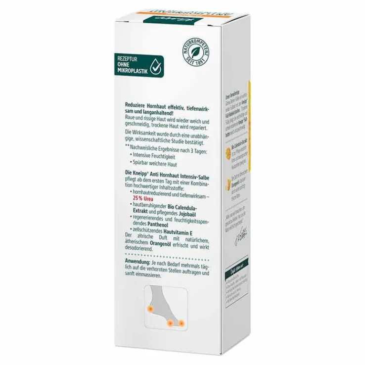 Kneipp Anti Hornhaut Intensiv-Salbe Fußpflege, 75 ml
