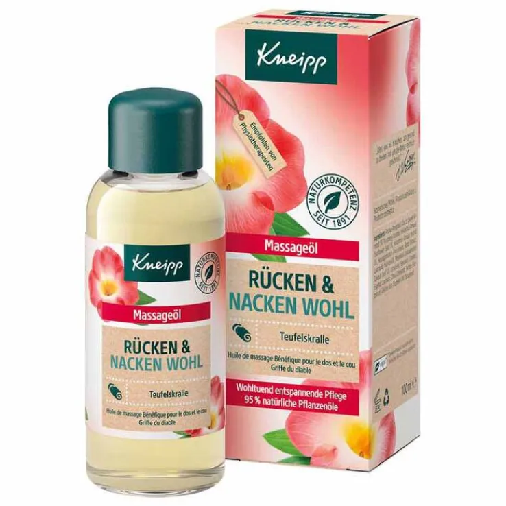 Kneipp Massageöl Rücken & Nacken Wohl, 100 ml