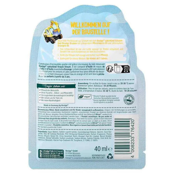 Kneipp naturkind Brumm Brumm Schaumbad, 40 ml