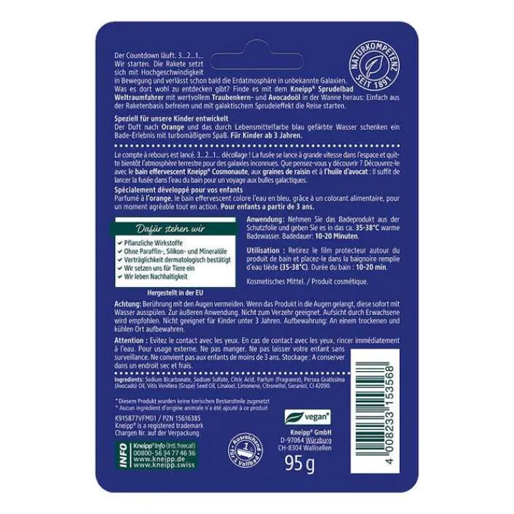 Kneipp naturkind Sprudelbad Weltraumfahrer, 1 St