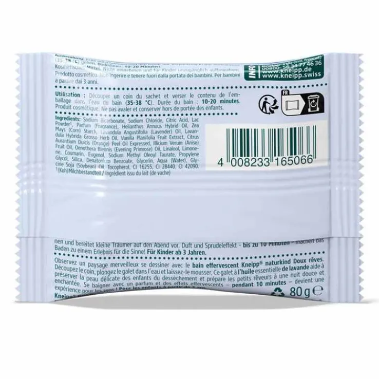 Kneipp naturkind Träum schön Sprudelbad, 80 g