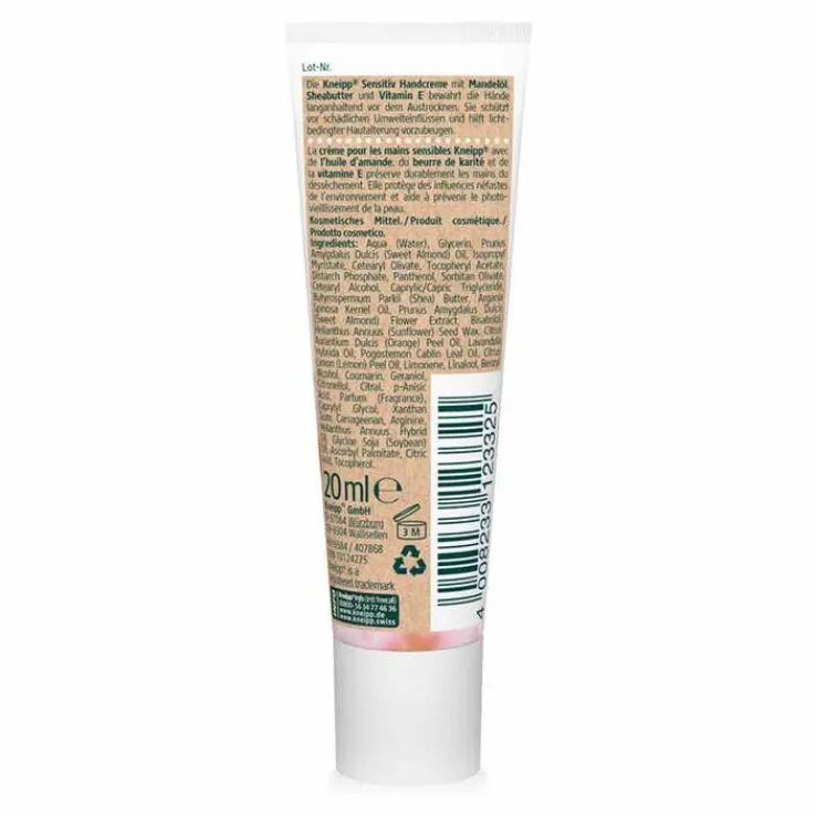 Kneipp Sensitiv Handcreme Mandelblüten hautzart, 20 ml