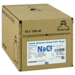 Kochsalzlösung 0,9% Miniflac, 10X100 ml