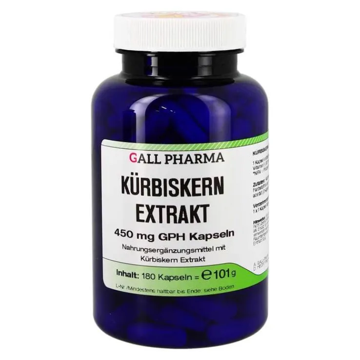 Kürbiskern Extrakt 450 mg GPH Kapseln, 180 St