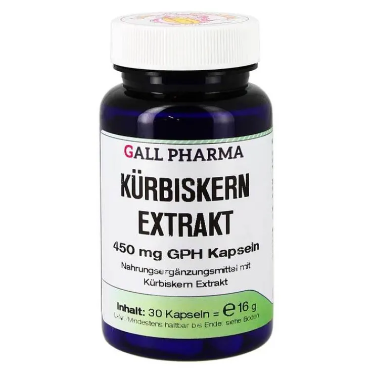 Kürbiskern Extrakt 450 mg GPH Kapseln, 30 St