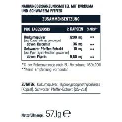 Kurkuma mit Piperin Balasense 600 mg, 90 St