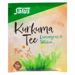 Kurkuma Tee Lemongras & Blüten Bio Salus Fbeutel , 15 St