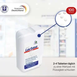 Lactase 3500 FCC Tabletten im Klickspender, 100 St