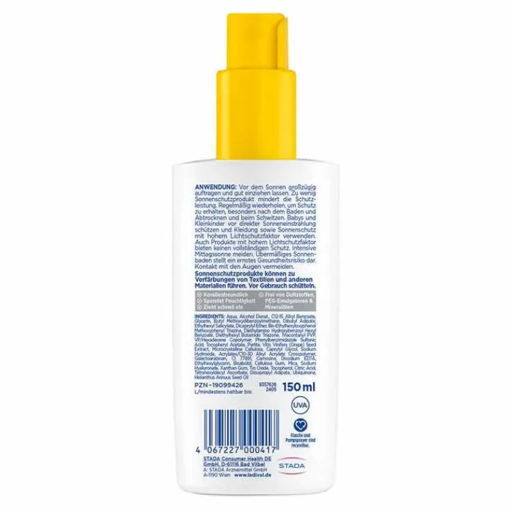 Ladival trockene Haut Sonnenschutz-Spray LSF 30, 150 ml