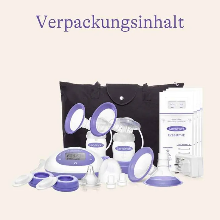 Lansinoh 2in1 elektrische Milchpumpe, 1 St