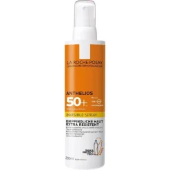 La Roche Posay Anthelios Invisible Spray LSF 50 + ohne Parfüm, 200 ml
