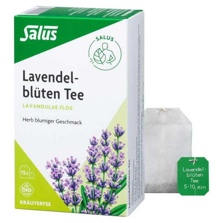 Lavendelblüten Tee Lavandulae flos Bio Salus Fbeutel , 15 St