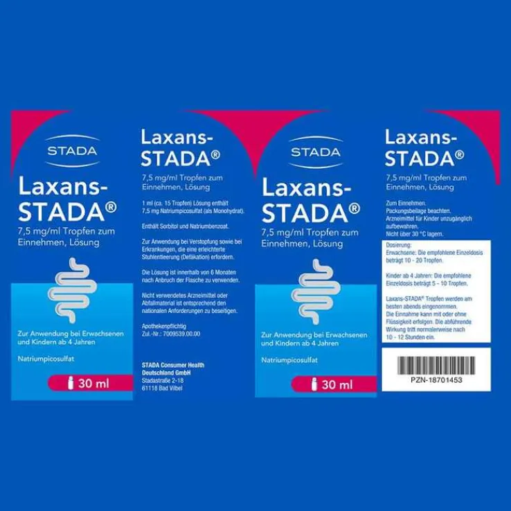 Laxans-STADA 7,5 mg Tropfen zum Einnehmen, 30 ml