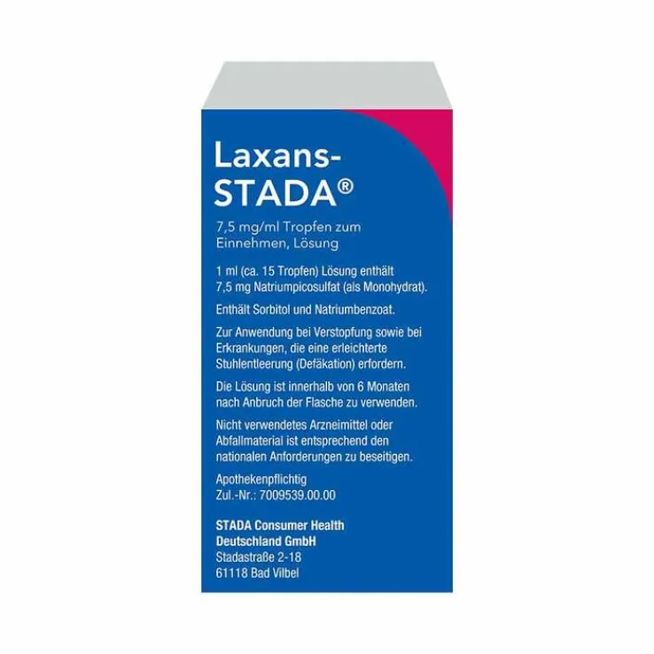 Laxans-STADA 7,5 mg Tropfen zum Einnehmen, 15 ml