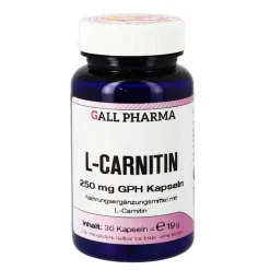 L-Carnitin 250 mg Kapseln, 30 St