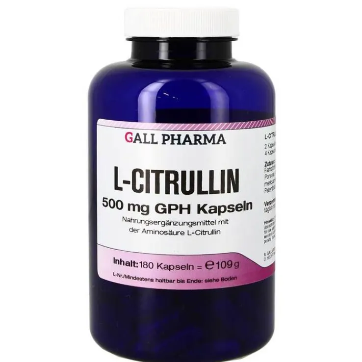 L-Citrullin 500 mg GPH Kapseln, 180 St