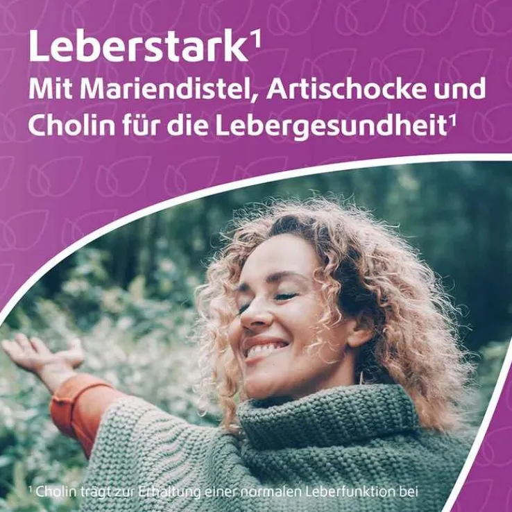 Leber-Komplex Mariendistel + Artischocke + Cholin Kapseln , 120 St