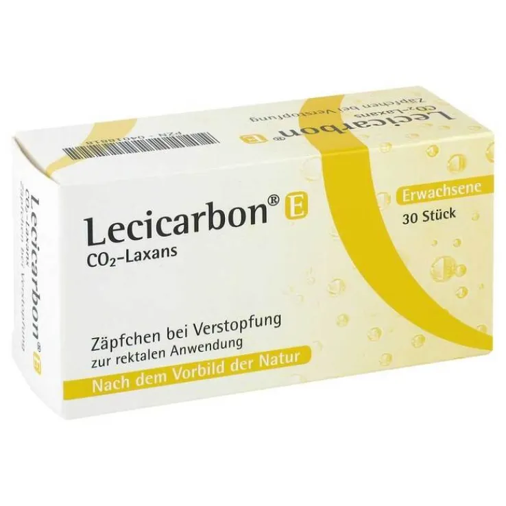 Lecicarbon® E CO2-Laxans Erwachsenensuppositorien, 30 St