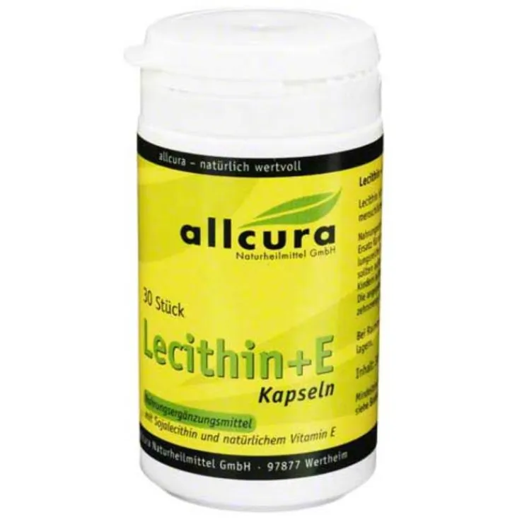 Lecithin Kapseln + Vitamin E, 30 St