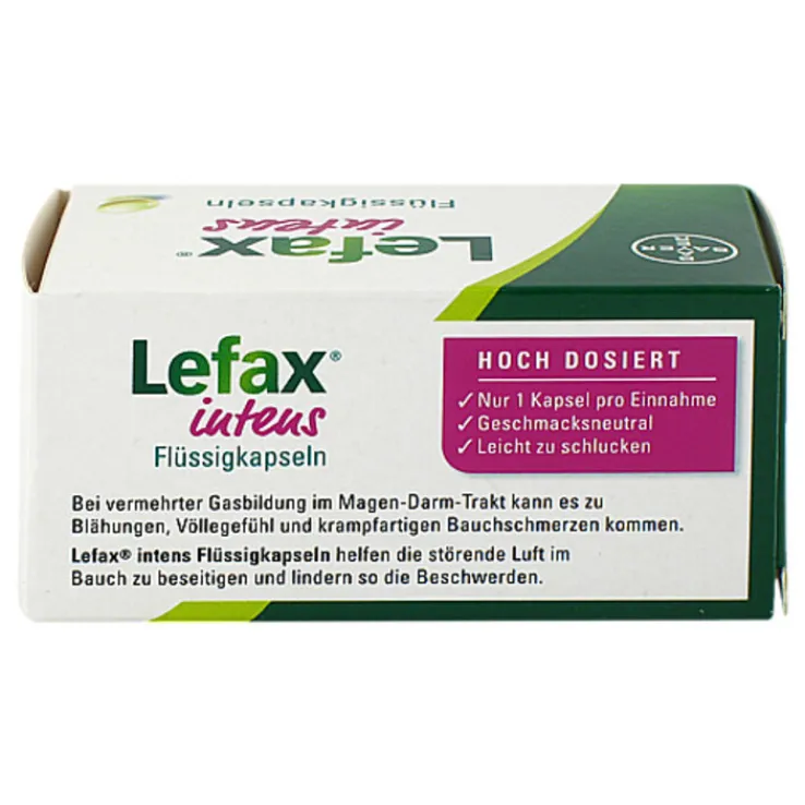 Lefax intens Flüssigkapseln 250 mg Simeticon, 50 St