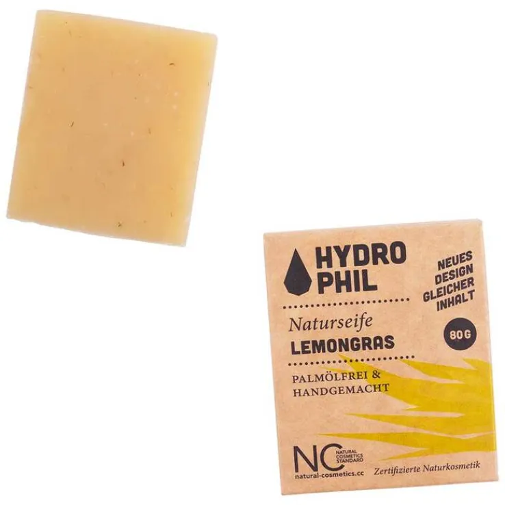 Lemongras Naturseife Hydrophil, 80 g