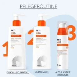 Leti AT4 Dusch- und Badegel, 500 ml
