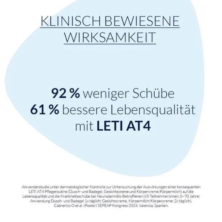 Leti AT4 Dusch- und Badegel, 750 ml