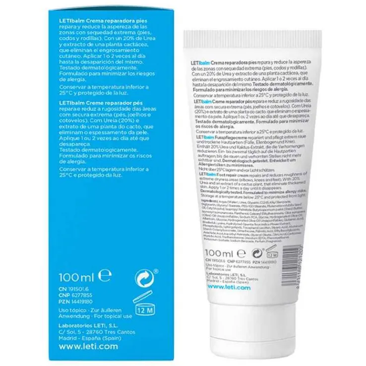 Leti balm Repair Fußpflegecreme, 100 ml