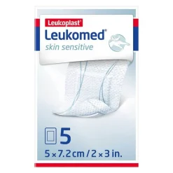 Leukomed® skin sensitive 5x7,2 cm, 5 St