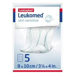 Leukomed® skin sensitive 8x10 cm, 5 St
