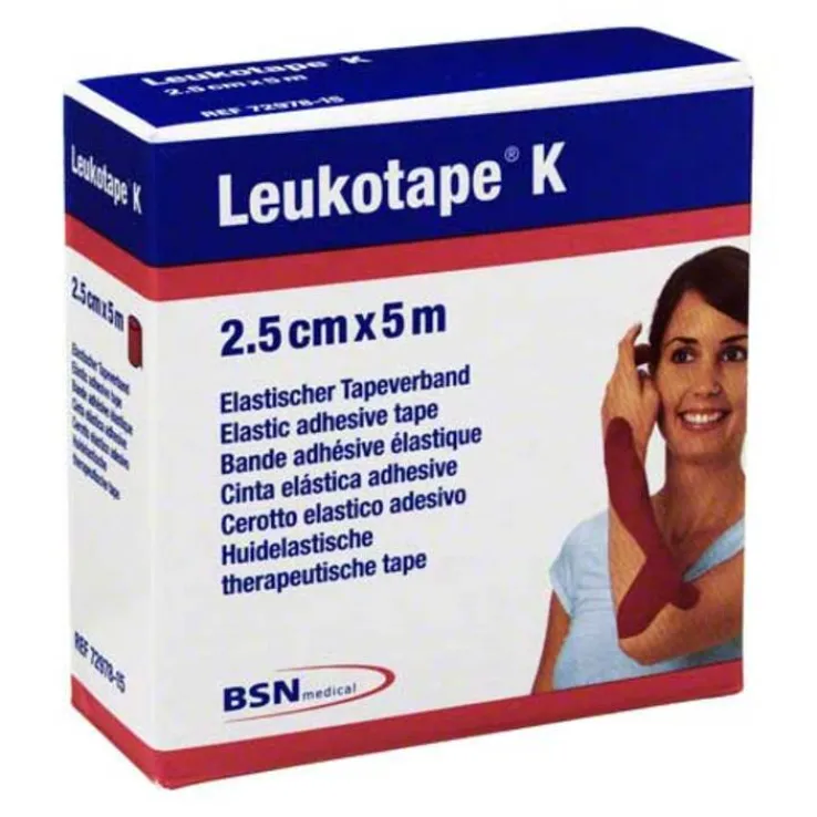 Leukotape K 2,5cm rot, 1 St