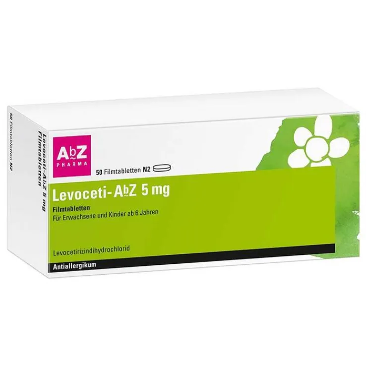 Levoceti-AbZ 5 mg Filmtabletten, 50 St