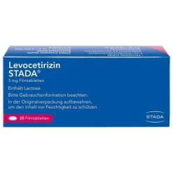 Levocetirizin STADA 5 mg Filmtabletten, 20 St