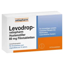 Levodrop-ratiopharm Hustenstiller 60 mg Filmtabletten , 10 St