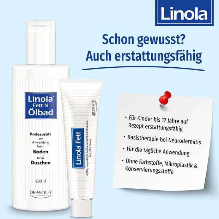 Linola Fett Creme, 5X100 g