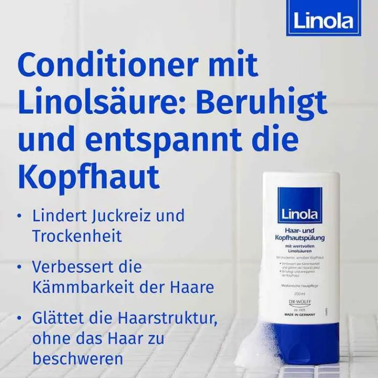 Linola Haar- und Kopfhautspülung, 200 ml