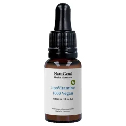 Lipovitamine 1000 vegan Vitamin D3 + A + K2 Tropfen, 15 ml